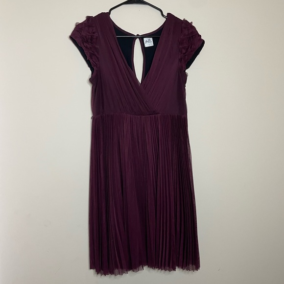 BELLA BY OASIS PURPLE PLUM DRESS - Picture 1 of 6